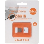 Флешка USB QUMO 16Gb, NANO QM16GUD-NANO-W белый, фото6