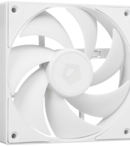 Вентилятор для корпуса ID-Cooling AF-125-W белый, 120 мм, 2000 об/мин, 29.85 дБ, 4 pin