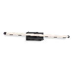 Настенный светодиодный светильник Ambrella light FL6112 BK черный 9W 3000K-6400K 410*40*80, фото10