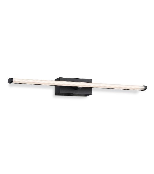 Настенный светодиодный светильник Ambrella light FL6112 BK черный 9W 3000K-6400K 410*40*80