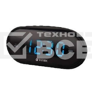 Будильник Vitek VT-6602 BK по 2 значения каждый. Диапазон частот FM 87,5-108 МГц. Мощность 5 вт. Размер дисплея 1,2 дюйм. Сигнал будильника зуммер / радио. Кнопка короткого сна. Таймер отключения. Тип тюнера цифровой. символов дисплея синий. корпуса черны