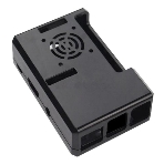 Корпус RA187 Корпус ACD черный ABS Plastic Case w/GPIO port hole and Fan holes for Raspberry Pi 3, фото 1