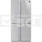 Холодильник Sharp SJ-FS97VSL серебристый трёхкамерный 393/207 л морозилка снизу, фото3