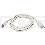 Кабель USB (шт. USB B - шт. USB A) 1.8 метра, серый Rexant, фото2