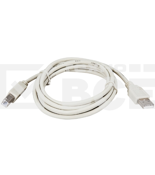Кабель USB (шт. USB B - шт. USB A) 1.8 метра, серый Rexant