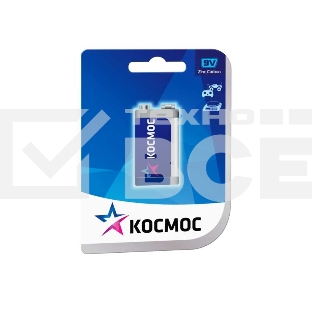 Батарейка КОСМОС KOC6F221BLS 6F22 (блист.1шт.)