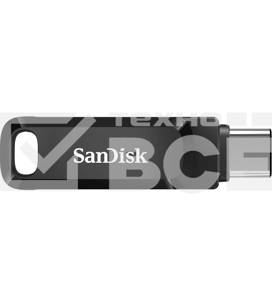 Флешка USB Sandisk 128Gb Ultra Dual Go SDDDC3-128G-G46 USB3.1 черный