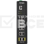 КоммутаторD-Link DIS-200G-12S/A1A, L2 Managed Industrial Switch with 10 10/100/1000Base-T and 2 1000Base-X SFP ports 8K Mac address, 802.3x Flow Control, 802.3ad Link Aggregation, Port Mirroring, 128 of 802.1Q, фото6