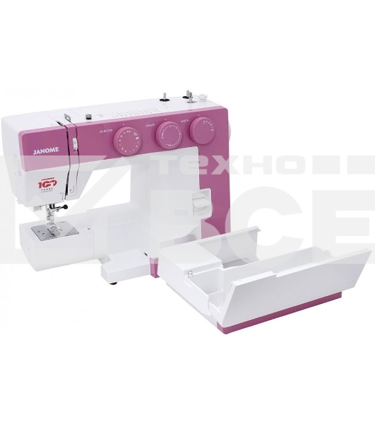 Швейная машина Janome 1522PG 25 операции, петля автомат, верт. челнок, нитевдеватель, мягкий  чехол