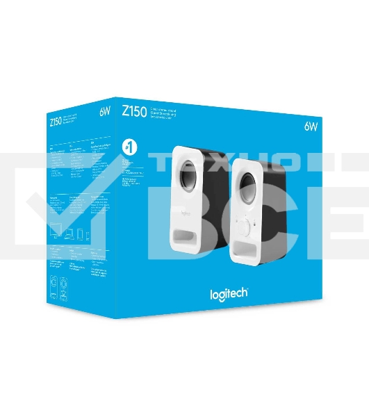 Колонки Logitech Z-150 980-000815 Speakers snow белый Колонки