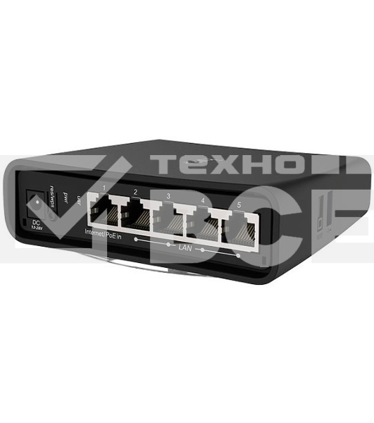 Маршрутизатор 10/100/1000M 5PORT RBD52G-5HACD2HND-TC MIKROTIK