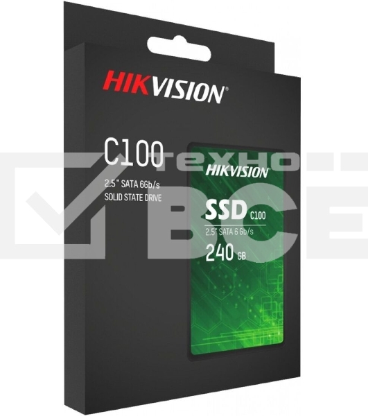 Накопитель SSD Hikvision C100 [HS-SSD-C100/480G], 480Gb, SATA III, 2.5