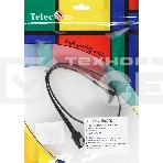 Кабель SATA M --SATA M 3.0V 7 pin  угловой разъем Telecom  0.5m <TUS705-0.5M>, фото 1