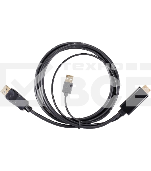 Кабель-переходник HDMI(M) +USB---> DP(M)  4K*60Hz 1.8M, VCOM