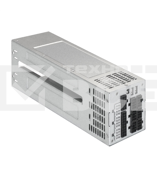 Серверный блок питания  Chicony Redundant 2x550W S15-550P1A (APFC, КПД 94% (80 PLUS Platinum), ШВГ=77mm x 84mm x 225mm, 4 cm fan, 24pin, 2x(4+4)pin, 2PCIe, 2SATA, 6IDE, Cable Management)