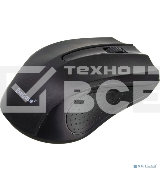 Мышь беспроводная ExeGate Professional Standard SR-9023 черный, 1200 dpi, радиоканал, USB, кнопки - 3