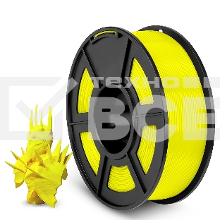 Филамент NVPRINT PLA+ Yellow для 3D печати диаметр 1.75мм  длина 330 метров  масса 1 кг
