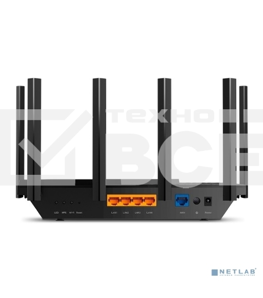 Роутер TP-Link Archer AX73 AX5400 Dual Band Wireless Gigabit Router, 1.5 GHz Tri-Core CPU, 1 GE WAN + 4 GE LAN ports, 1× USB 3.0 Port, support 1024-QAM, OFDMA, MU-MIMO, Airtime Fairness, Beamforming, 160MHz Channel Width, come with HomeShieldTM, support R