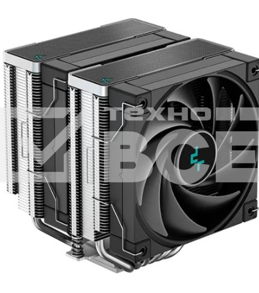 Кулер для процессора DEEPCOOL AK620 черный, 120 мм, алюминий/медь, 1850 об/мин, 28 дБ, 4 pin, 260 Вт, 162 мм