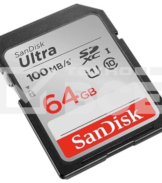 Карта памяти SANDISK SDXC 64GB UHS-I SDSDUNB-064G-GN6IN