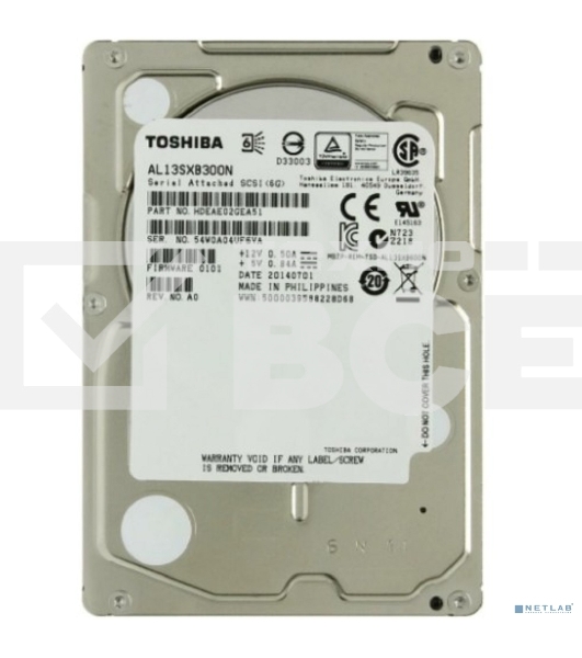 Жесткий диск HDD Toshiba AL13SXB300N SAS2.5