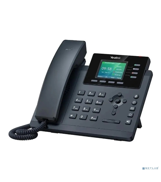 Настольный IP-телефон YEALINK SIP-T34W, 4 аккаунта, Wi-Fi, USB, 2.4' цветной экран, PoE, GigE, БП в компл. Шт