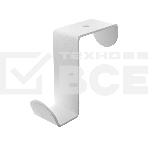 Держатель Rexant для хранения одежды в стиле лофт, крепление на дверь, 3 штуки, белый, фото 1