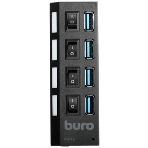 USB-концентратор Buro BU-HUB4-U3.0-L, USB 3.0, USB 4 порта, USB, фото9