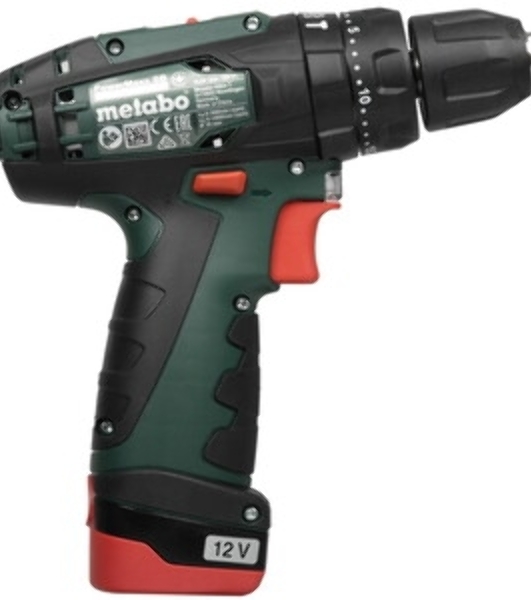 Дрель-шуруповерт Metabo PowerMaxx SB, 10,8 В, 2 Ач, 34 Нм, щеточный, ударный