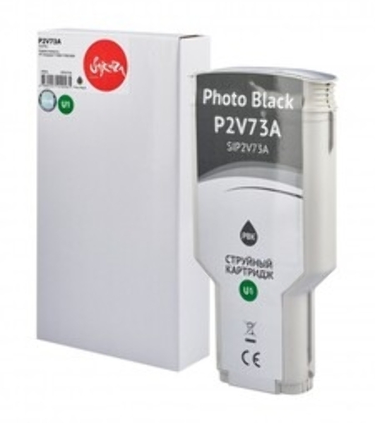 Картридж струйный Sakura P2V73A для HP, фото черный, 300 мл.
