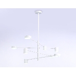 Подвесной светодиодный светильник Ambrella light FL51688/8 WH белый 3000K/4200K/6400K 48W D900*1000 (Без ПДУ), фото 1
