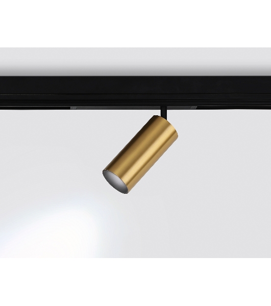 Управляемый светодиодный светильник для шинопровода Magnetic Ambrella light GL1233 GD золото IP20 24W 3000K-6400K 220V 36° D65*140 (Без ПДУ)