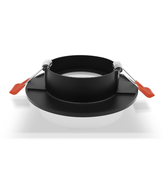 Светильник Ambrella light TN1312 SBK/FR черный песок/белый матовый GU5.3 D98*45