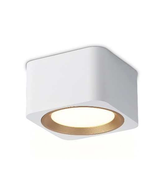 Светильник накладной TN70831 WH/GD белый/золото GX53 max 12W 96*96*60