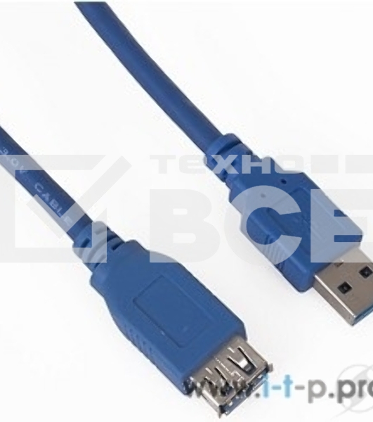 Кабель VCOM VUS7065-1.8M Кабель удлинительный USB3.0 Am-Af 1,8m