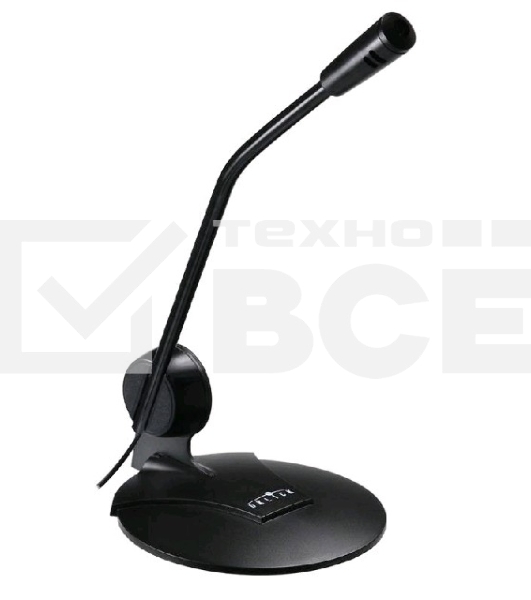 Микрофон проводной Oklick MP-M009B 1.8м черный