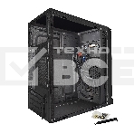 Компьютерный корпус Exegate EX283057RUS  Minitower ExeGate BAA-106 Black, mATX, <AAA350, 80mm>, 2*USB, Audio, фото4