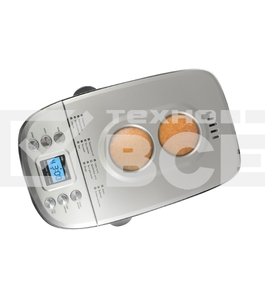 Хлебопечь Centek CT-1415 (черн) 1500 г БОЛЬШОЙ ОБЪЁМ, 860Вт, 15 программ, таймер, LCD, окошко