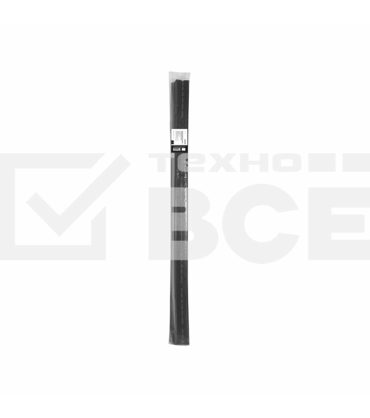 Термоусаживаемая трубка клеевая Rexant 32,0/8,0 мм, (4:1) черная, упаковка 5 шт. по 1 м
