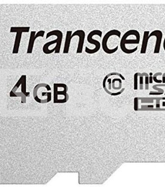 Флеш карта microSD 4Gb Transcend microSDHC Class 10, (без адаптера), TLC