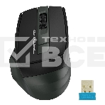 Мышь беспроводная A4Tech Fstyler FB35 зеленый/черный, 2000 dpi, радиоканал, Bluetooth, USB, кнопки - 6, фото5