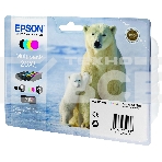 Картридж струйный Epson C13T26364010 черный/голубой/желтый/пурпурный набор карт. для Epson XP-600/605/700/710/800, фото3