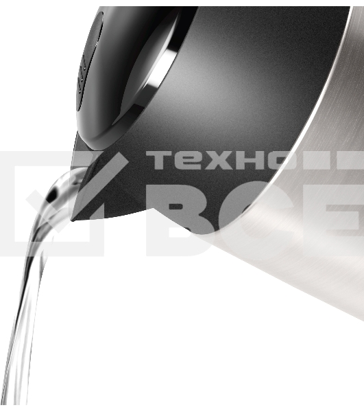 Чайник электрический Bosch TWK3P420 1.7л. 2400Вт черный (корпус: нержавеющая сталь)