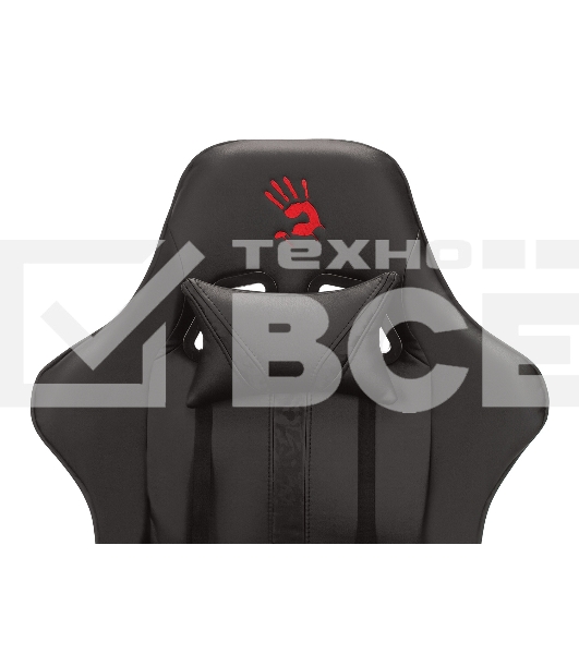 Кресло игровое A4Tech Bloody GC-600, черный, эко.кожа, крестовина металл