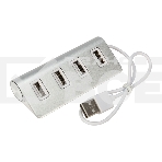 Разветвитель Rexant 4 USB-port серебристый, фото5