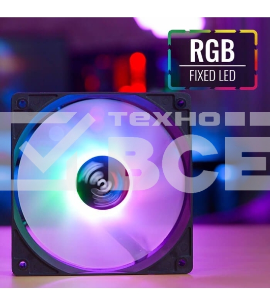 Вентилятор для корпуса Aerocool / Formula Frost 12 черный, 120 мм, 1000 об/мин, 23.7 дБ, 3 pin