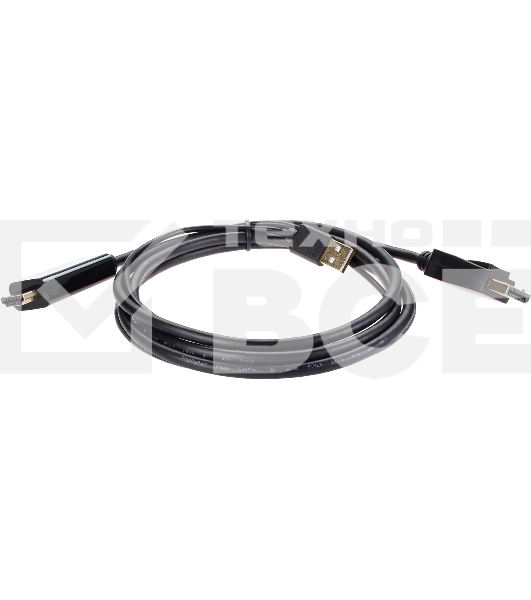 Кабель-переходник HDMI(M) +USB---> DP(M)  4K*60Hz 1.8M, VCOM