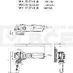 Шлифовальные машины Metabo WEV 17-125 Quick {600516000 шлифмашина угловая {1700вт,эл-ка,колесико}, фото2