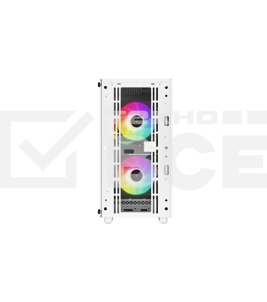 Корпус компьютерный DeepCool CC360 WH ARGB (R-CC360-WHAPM3-G-1) (mATX, без БП, 2xUSB, с окном)