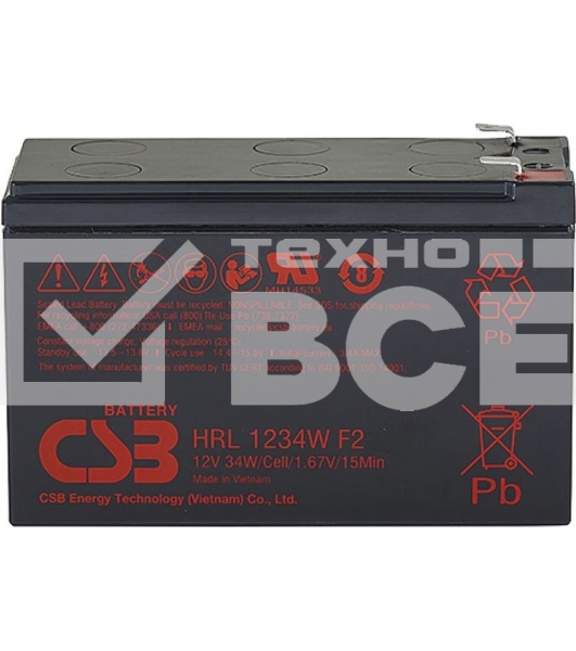 Батарея для ИБП CSB HRL 1234W (12V, 9Ah)